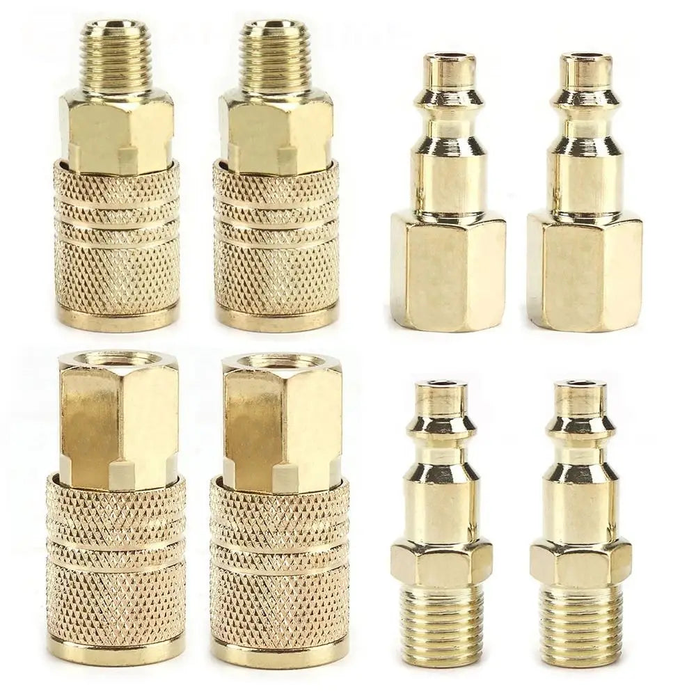 Quick Coupler Tool 1 4 NPT Air Line Hose Fitting Release Coupling