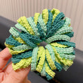 50pcs Girls Candy Color Hair Ties Elastic Hair Band Baby Cute Trendy Comfortable Headwear Hair Ties Kid Hair Accessories Vue A8