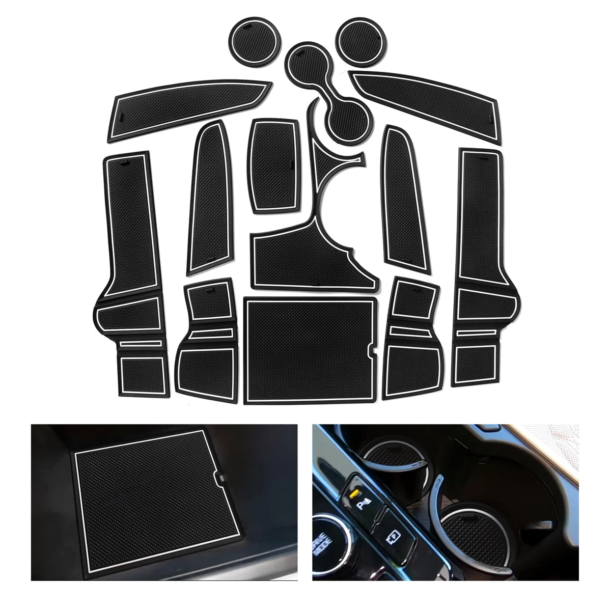 for Kia Sportage NQ5 2021 2022 2023（North American/Korean versions）Anti-Slip Gate Slot Cup Mat Accessories Non-Slip Pad Vue