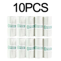 Clear Self-Adhesive Thermal Printer Paper - 57mm Transparent Stickers for Mini Portable Wireless Receipt Printers, HD Print Vue 10 rolls