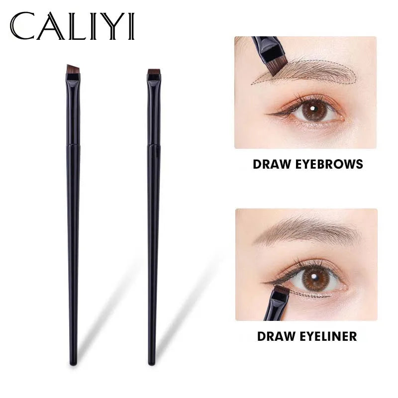 1/2pcs Blade Makeup Brushes Eyebrow Eyeline Brush Angled Flat Finer Cosmetic Brush Professional Liner Brow Make Up Tool Vue