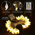 Halloween Haunted House Decor Ghost LED String Lamp Battery Powered Spooky Fairy Light For Home Horror Festival Party Decor Vue Warm White 3M 20LEDs