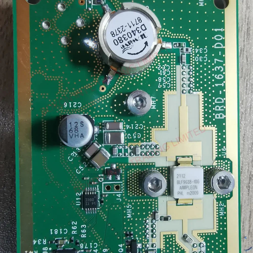 BLF9G38-10G G BRD-1637-B01 3.4GHz 3.6GHz 3.8GHz 10W 28V BLF9G38-10G with PCB RF MOSFET Power LDMOS transistor 3400MHz 3600MHz Vue