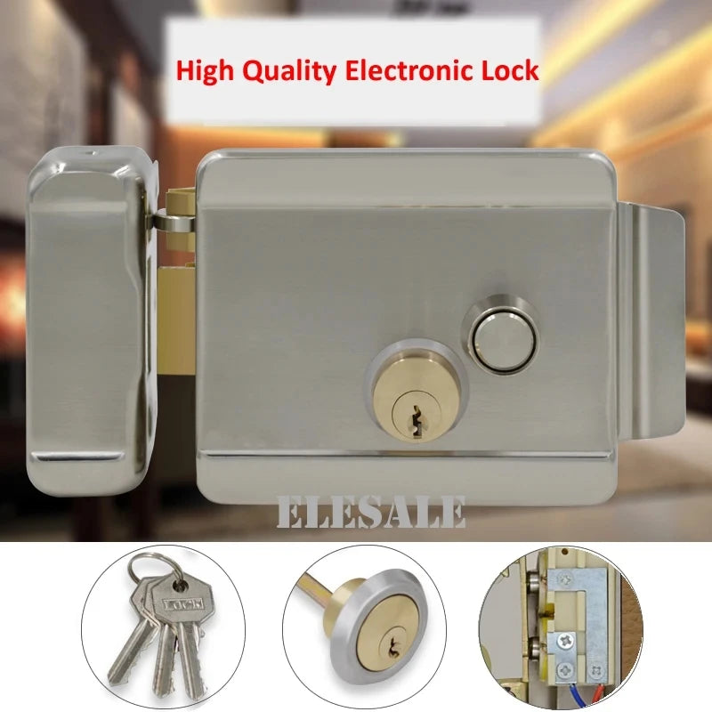 Brand New Electronic Magnetic Door Lock lectric Control Lock For 12V DC Access Control System Video Intercom Door Phone System Vue