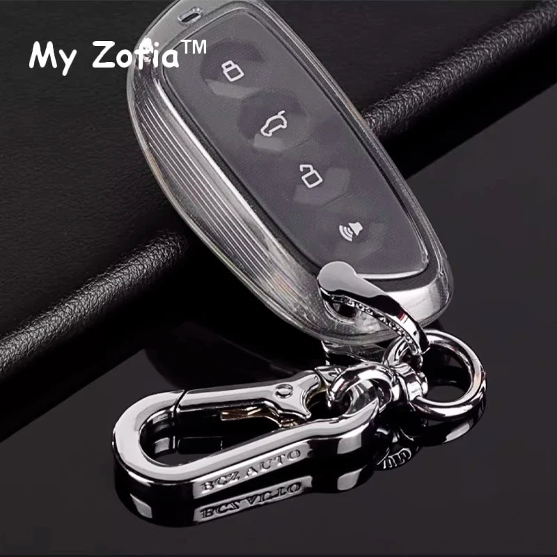Haval H9 2024–2025 Transparent Remote Key Case Cover Shell Car Key Case Cover Vue