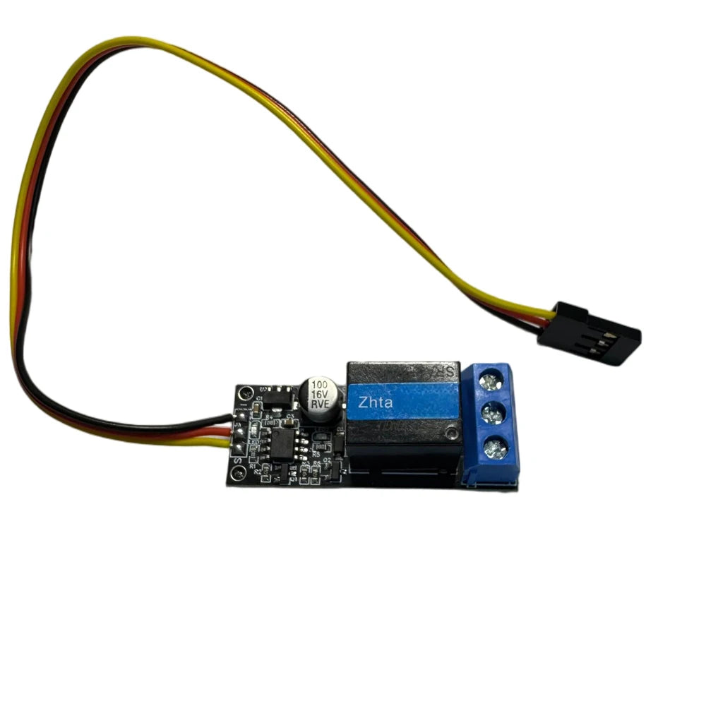 Single Channel PWM Electronic Relay Switch RC Light Controller 900-2100us Signal 4.8-8.4V 10A 50VDC/250VAC for RC Model Receiver Vue Default Title