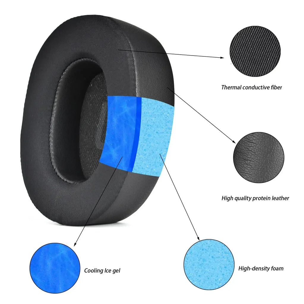 Replacement Cooling Gel Ear Pads for JBL Tune 700BT 710BT 700BTNC 750BT 760BTNC Headphones High quality Ear Cushions Vue