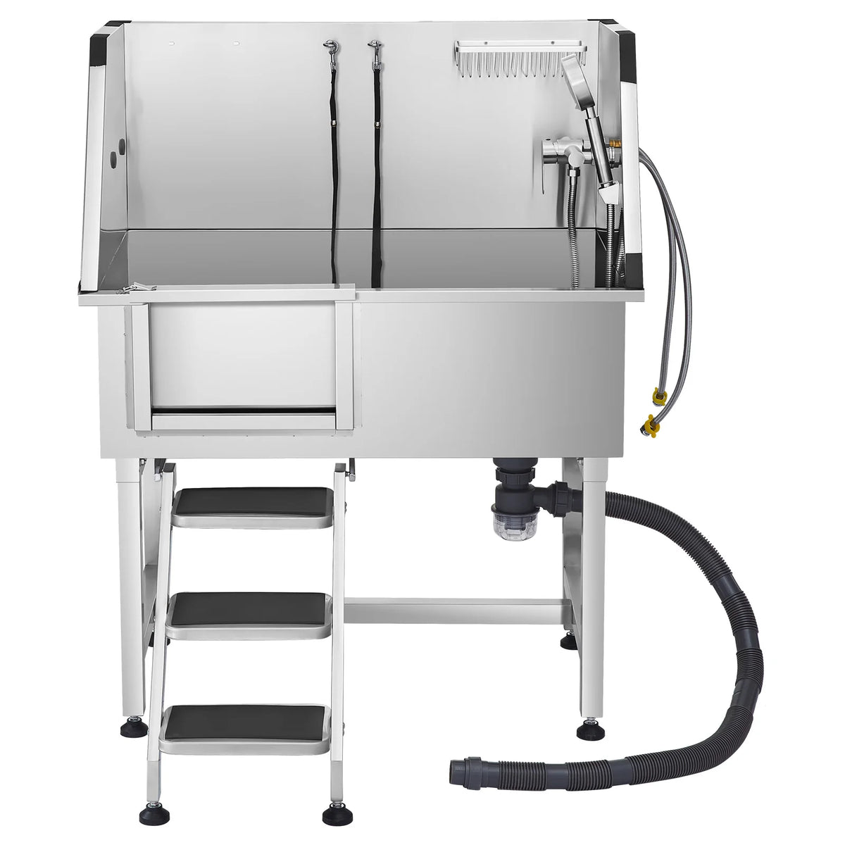 38" Stainless Steel Dog Washing Station & Pet Grooming Tub Pet Grooming Tub Vue