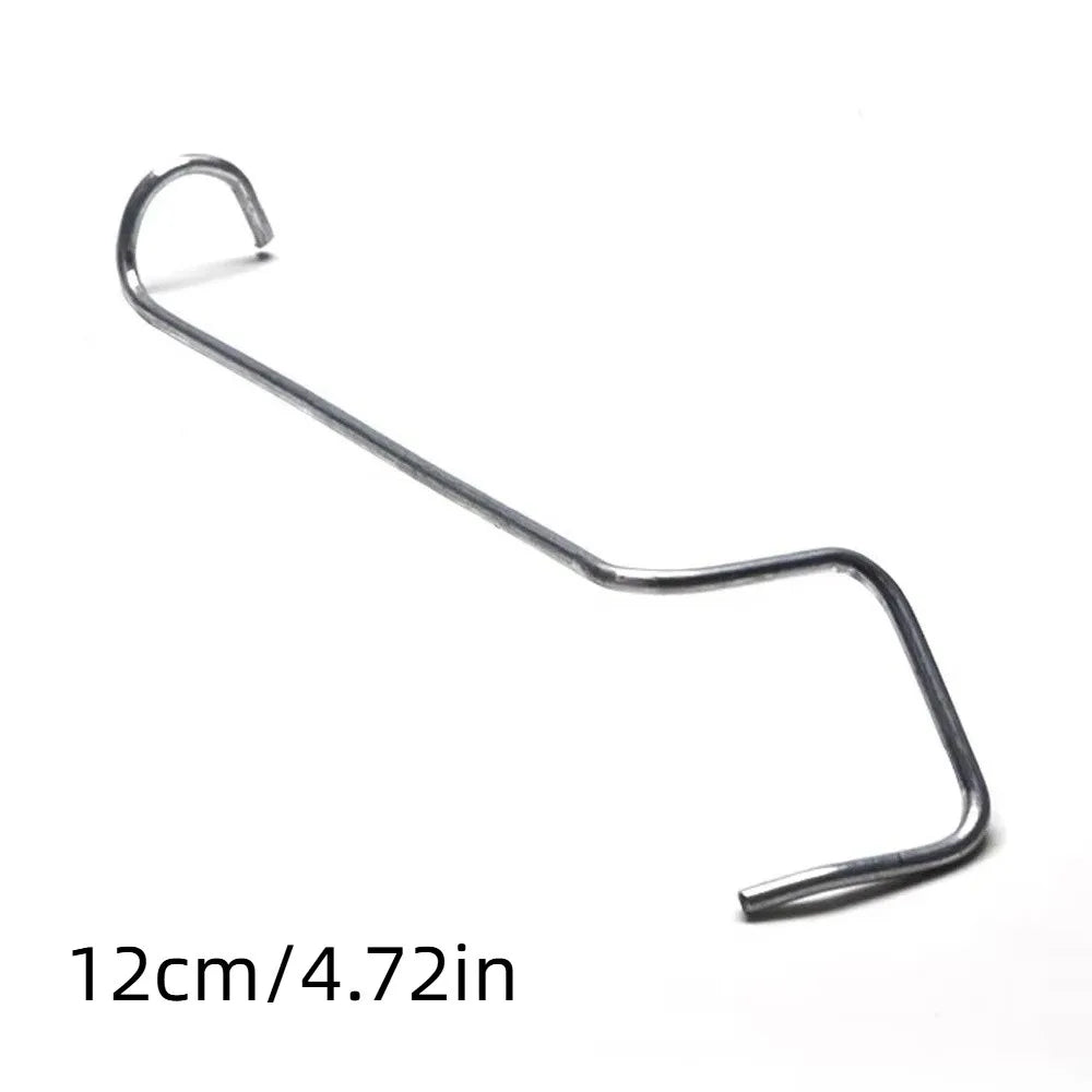10Pcs Anti-Slip Metal Limb Spreaders High-Strength with Protective Sleeve Fruit Tree Branch Puller Heavy-Duty Plant Support Tool Vue 12cm-4.72in Style A