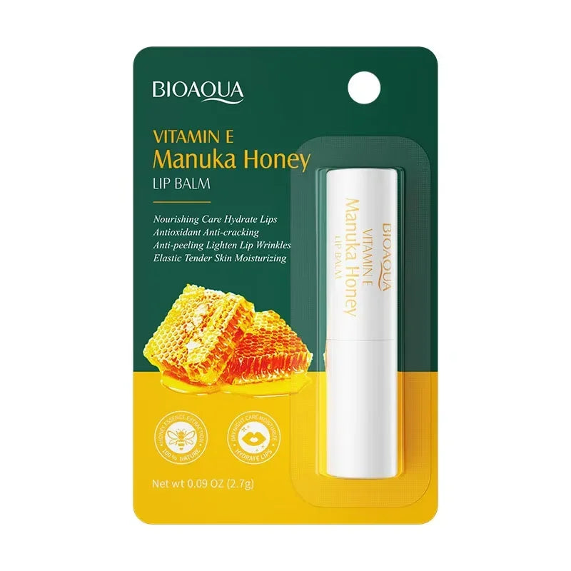 Vitamin E Honey Lip Balm Long-Lasting Moisturizing Anti-Cracking Nourishing Lipstick Smoothing Lip Lines Cosmetics Lip Care Products Vue Default Title
