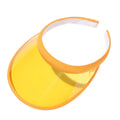 Summer Lightweight PVC Sports Hat UV Protective Sun Visor Beach Cap