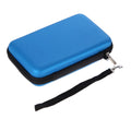 EVA Hard Carrying Case Shockproof Portable Storage Bag with Strap Hard Case for Nintendo 3DS XL LL Console for New 3DS XL 3DS LL Vue Blue