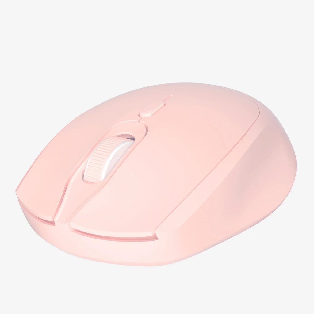 Portable Computer Mouse 2.4G with USB Receiver Wireless Mouse for PC Tablet Laptop (Pink) Vue