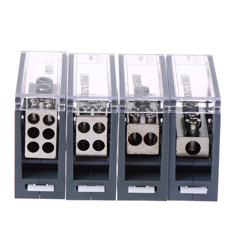 150A Din Rail Terminal Block Distribution Box One in Multiple out Universal Power Junction Box for Circuit Breaker Vue