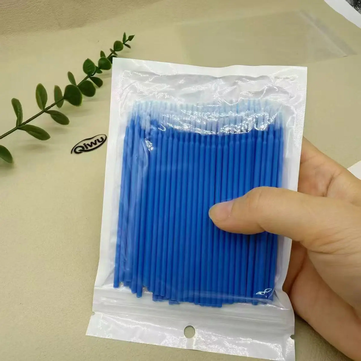 100/400pcs Micro Brush Disposable Mascara Wands Applicator Eyelash Extension Makeup brushes Tools Lash Removing Swab Microbrush Vue