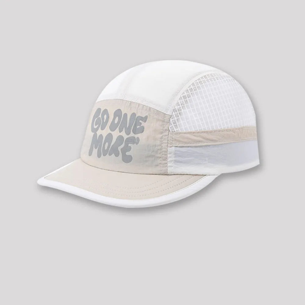 Trend Letter Printing Quick-drying Hat Drawstring Design Adjustable Vue Beige
