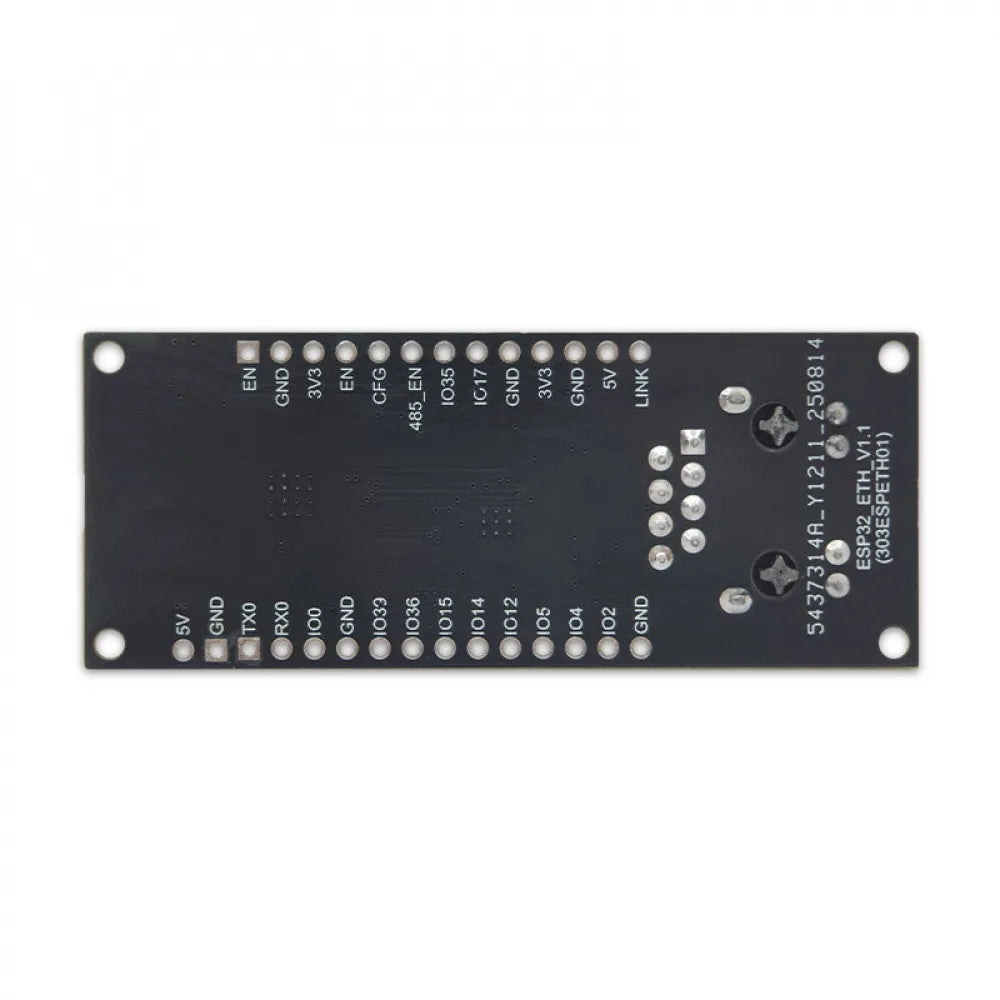 ESP32-ETH UART to Ethernet WiFi BLE Module 2.4GHz RJ45 10/100Mbps UART Transparent Transmission 32Mbit Flash 3.3V/5V Power Vue