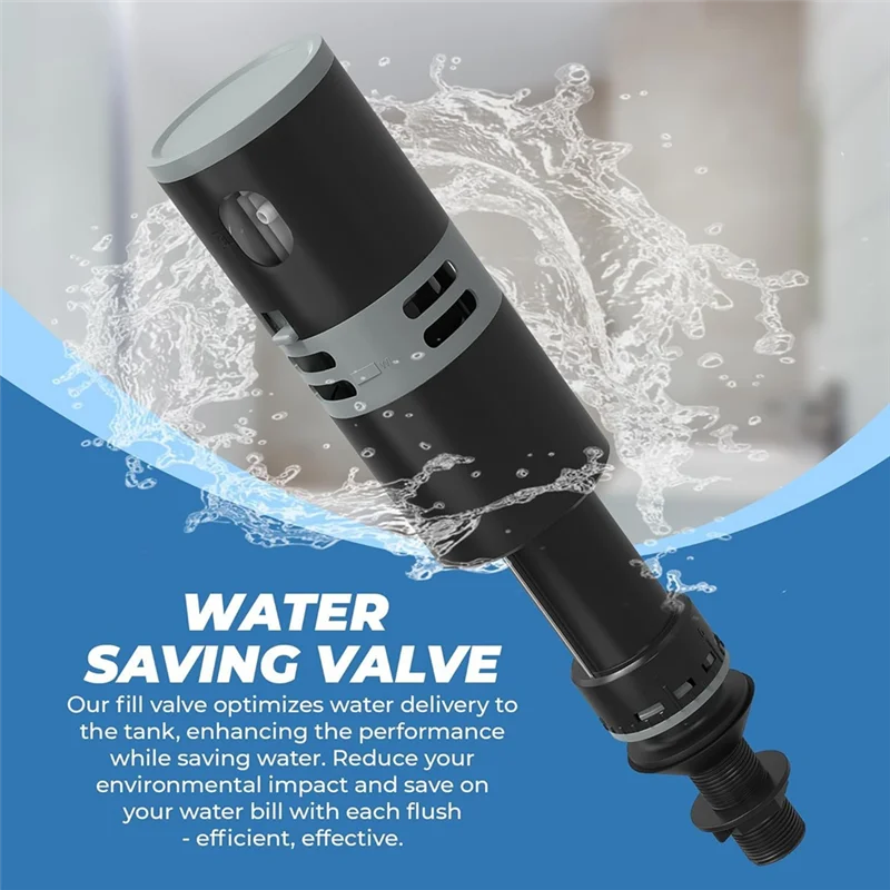 Universal Toilet Fill Valve Quiet And Fast Fill Solves Slow Filling, Leaks, And Noise Issuesabkw Vue
