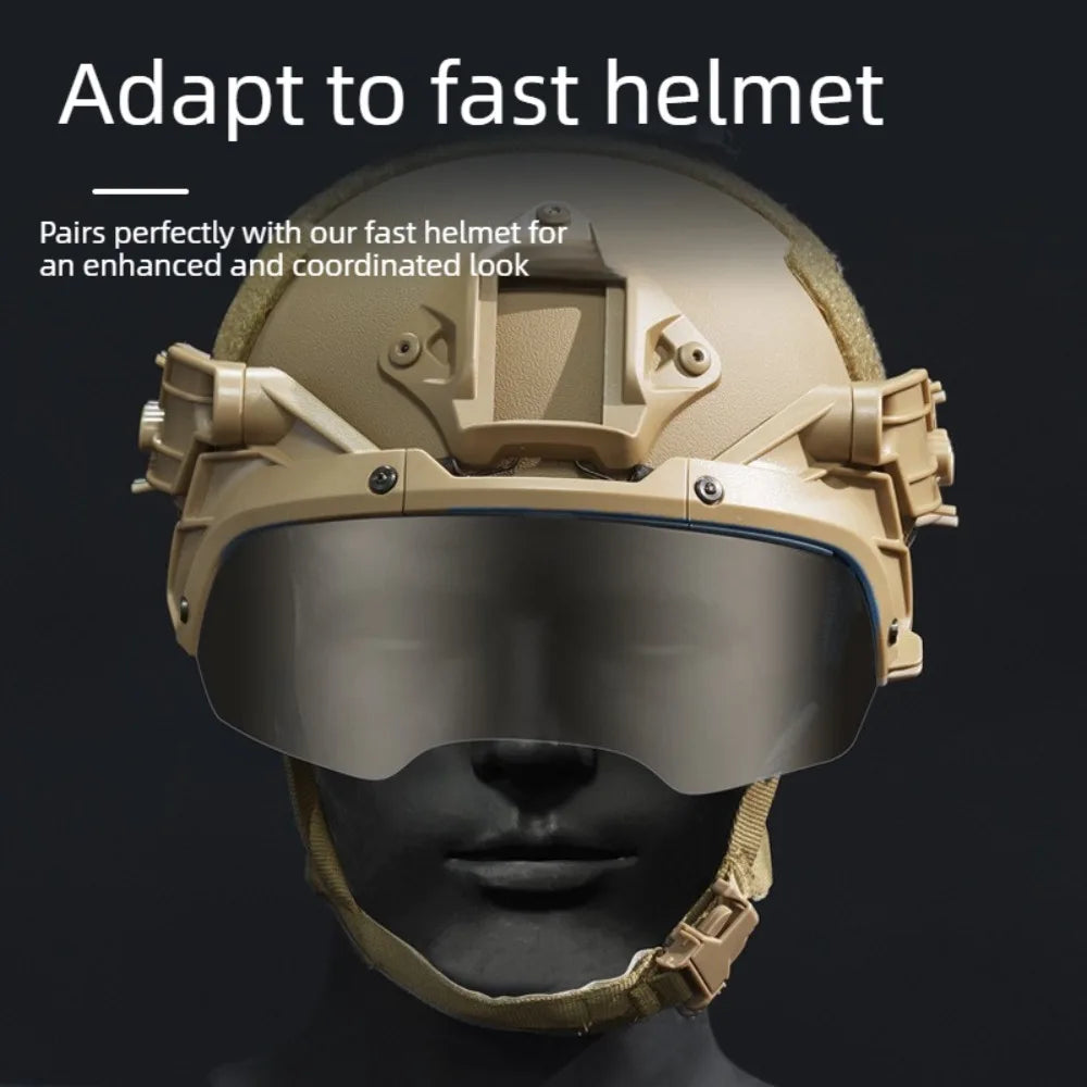 OP Goggles Tactical Goggles FAST Helmet MICH with Adjustable Explosion-proof CS Wearable Myopia Protection Vue