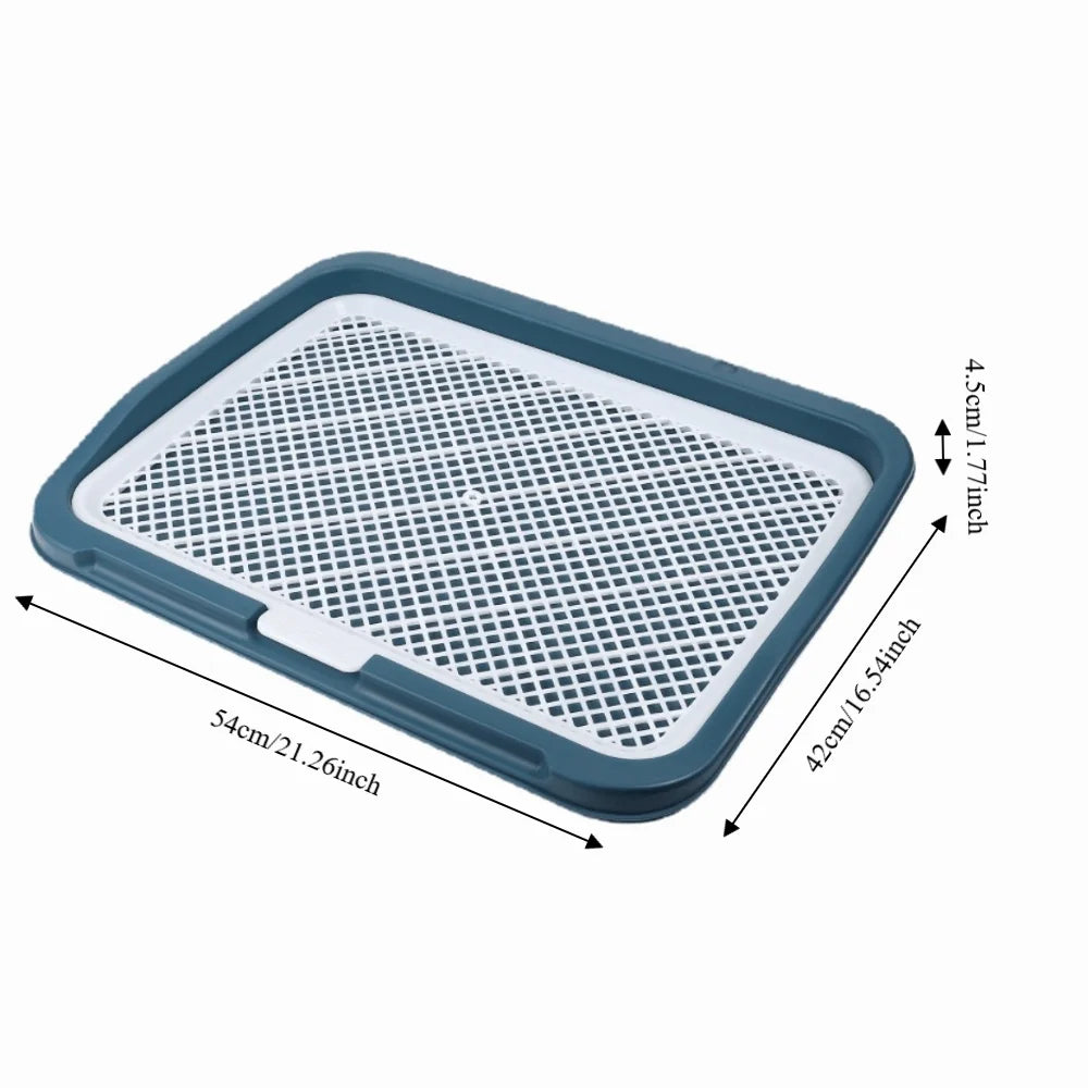 Easy Clean Puppy Potty Training Tray Detachable Mesh Dog Toilet Tray Leak Proof Reusable Dog Potty Training Toilet Vue