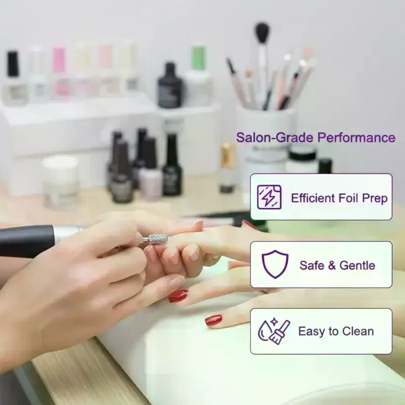1PCS rotary filing nail clipper head nail trimming accessories electric drill tungsten steel nail drill bit Vue