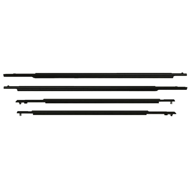 4Pcs/set Car Window Outer Weatherstrip Side Door Glass Rubber Belt Moulding Sealing Strip For Toyota Prius 2010-2015 Vue 4pcs