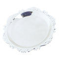 Silver Golden Iron Tray Glossy Plate Decoration Ornaments Buffet