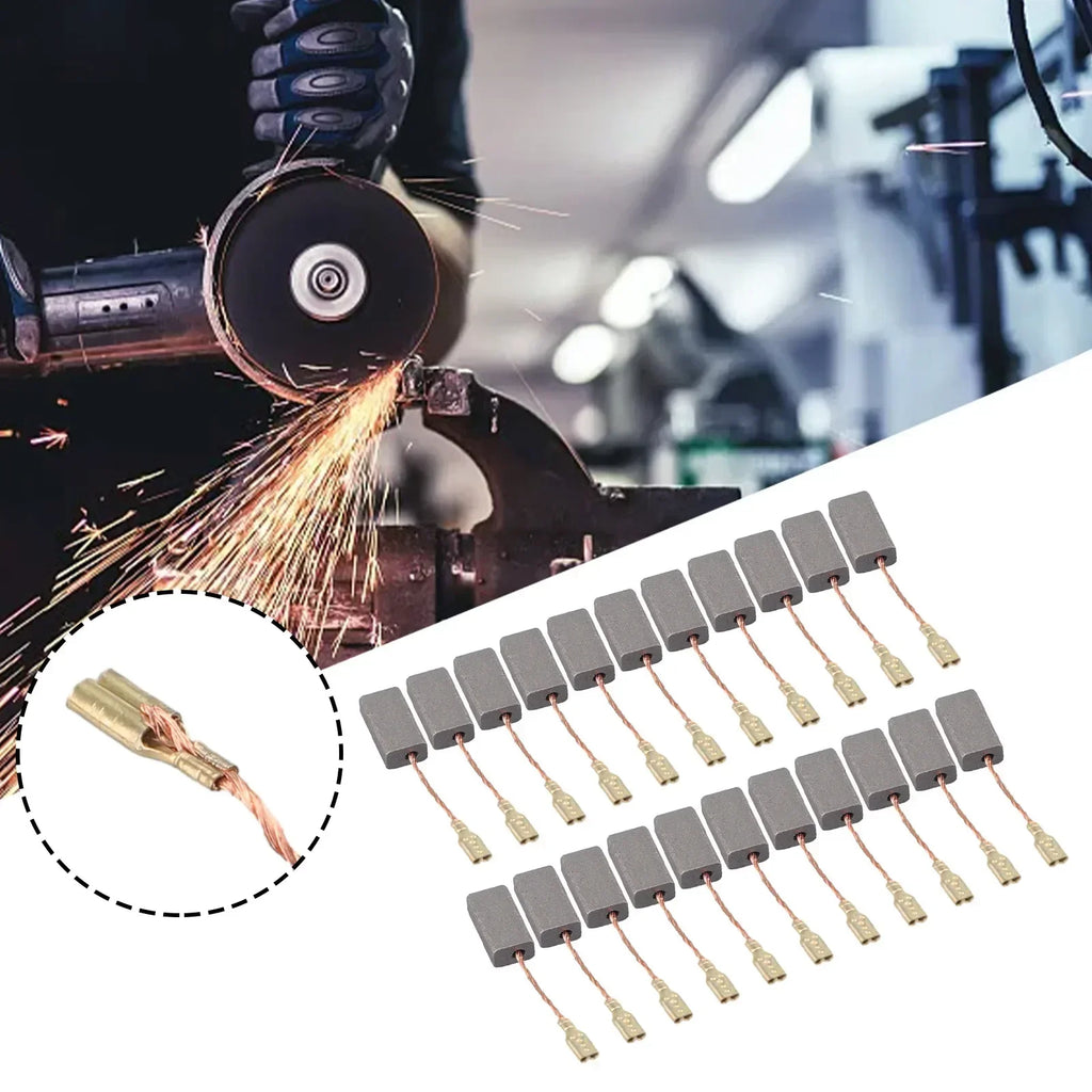 45mm Carbon Motor Brushes for Angle Grinder – 20pcs Set Carbon Brush Set Vue China Mainland