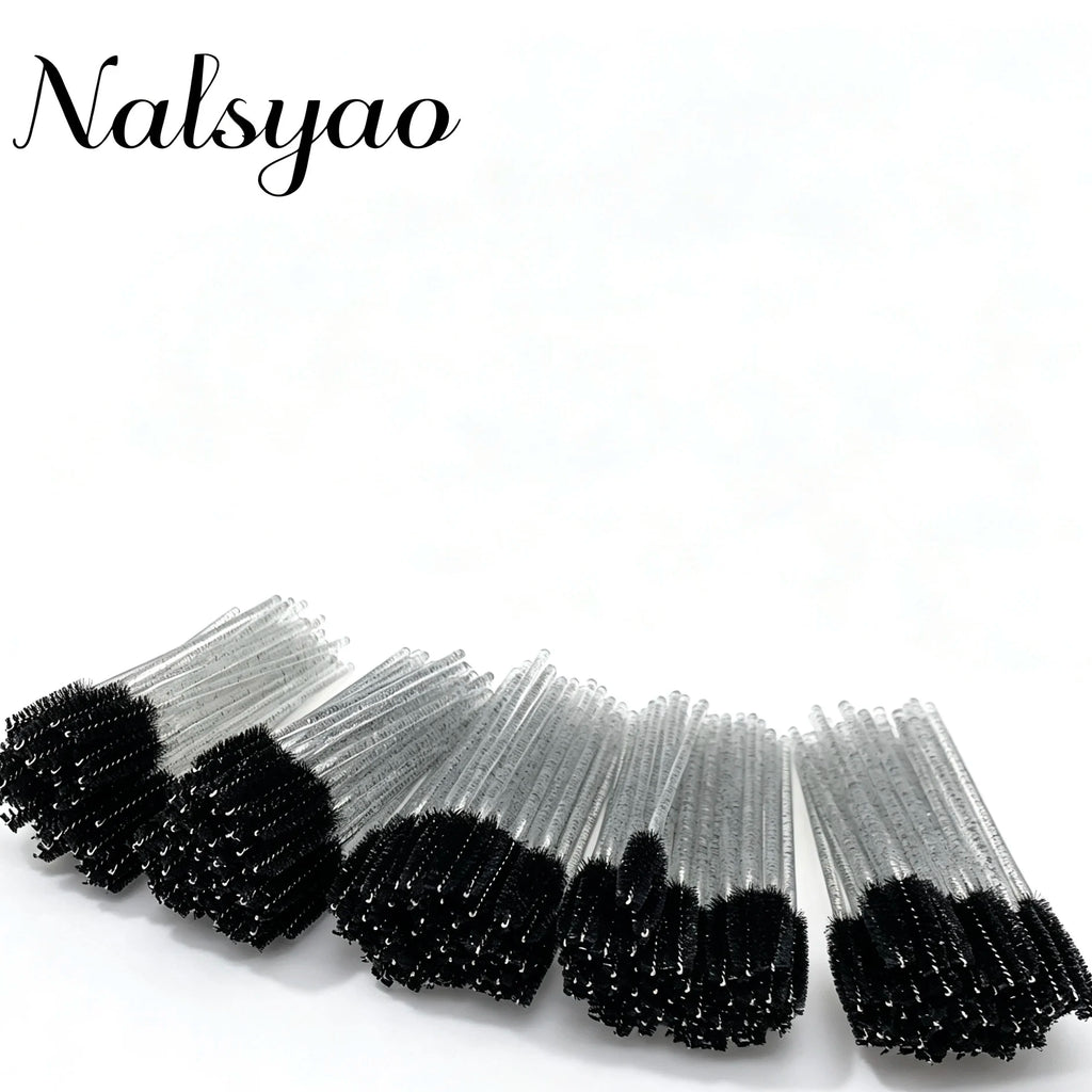 50/100/300/500pcs Applicator for Eyelash Extension Makeup Tool Eyebrow Eyelash Brushes Eyelash Spoolies Mascara Wands Vue