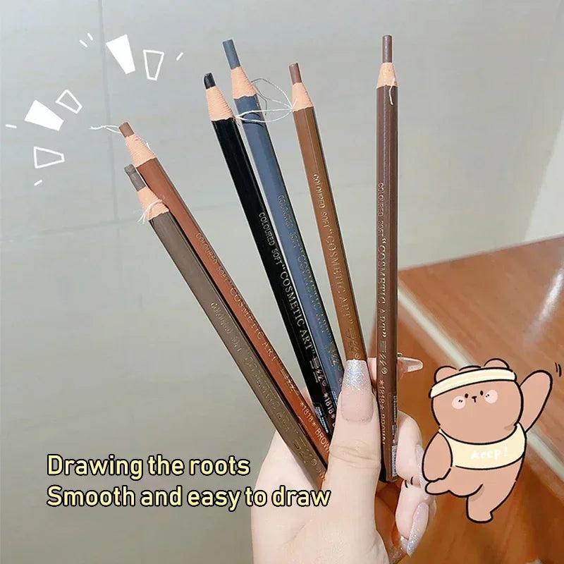 1pcs Professional Microblading Pencil Permanent Eyebrow Pencil Tattoo Waterproof Art Tint Makeup Eye Brow Pen Enhancers Cosmetic Vue