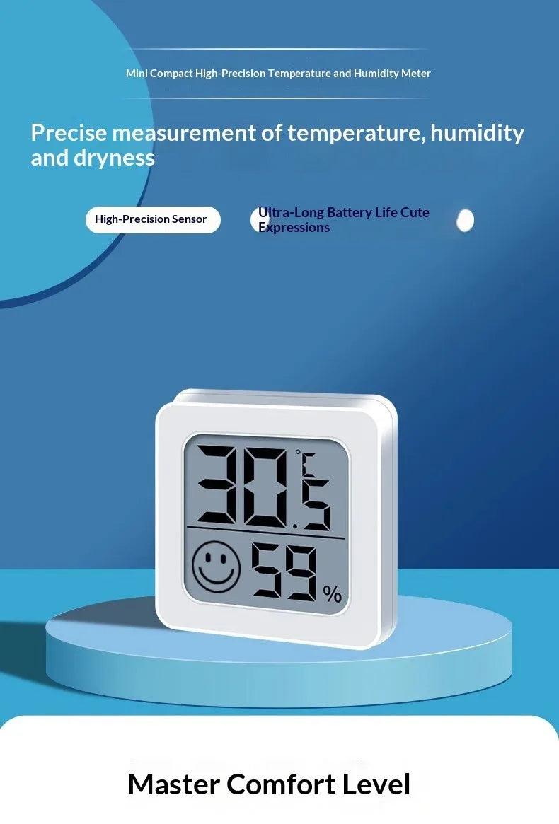 1/3PCS Mini LCD Digital Thermometer Hygrometer Indoor Room Temperature Humidity Meter Sensor Gauge Weather Station Set Vue