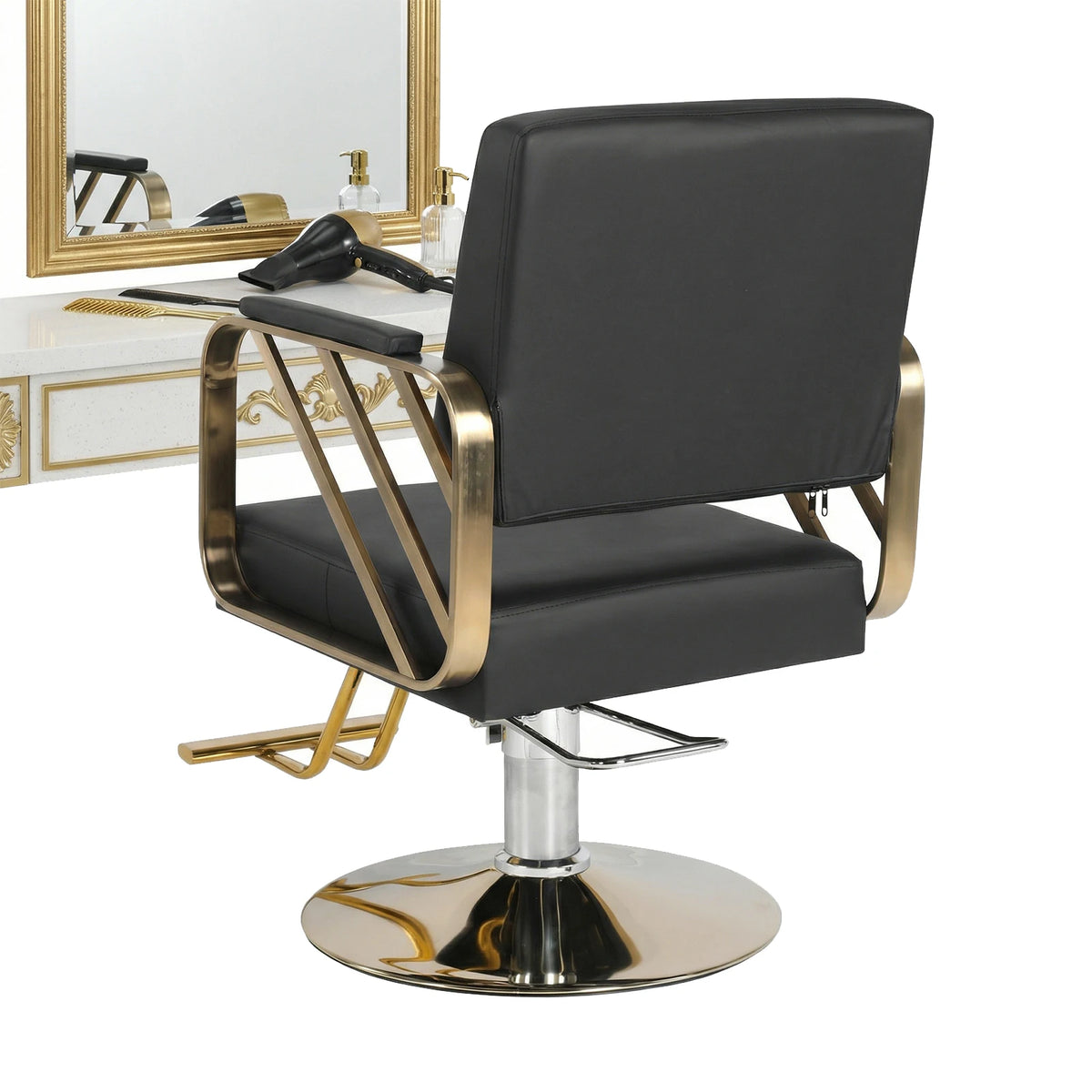 Barber Chair 420 Lbs Heavy Duty Hydraulic 360° Swivel Salon Chair Barber Salon Chair Vue