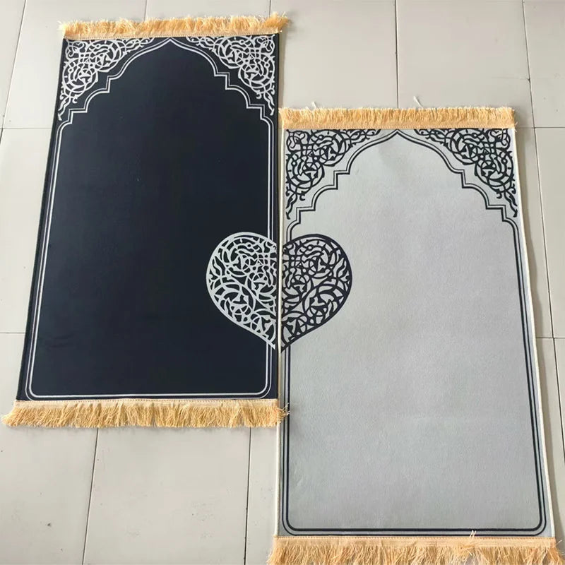 Irregular Flannel Prayer Rug Thick Short Pile Sponge Back Floor Mat Home Altar Meditation Corner Adults Cozy Spiritual Gift Vue 70x110cm A8