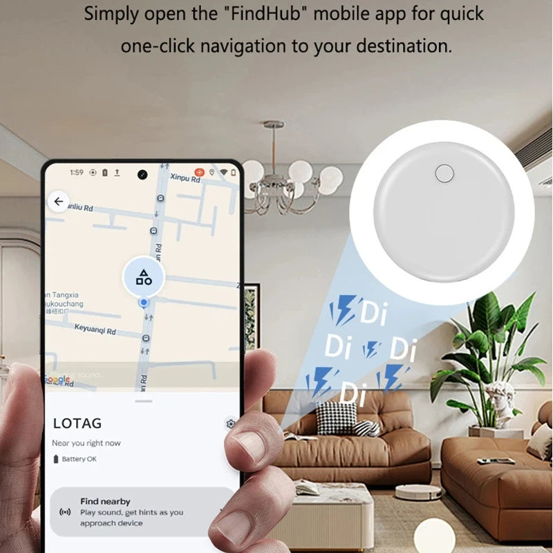 New Mini Google Tracker Google Android Anti Loss Device Items Luggage Car Tracker Find My APP Smart Finder Locator Accessory Vue