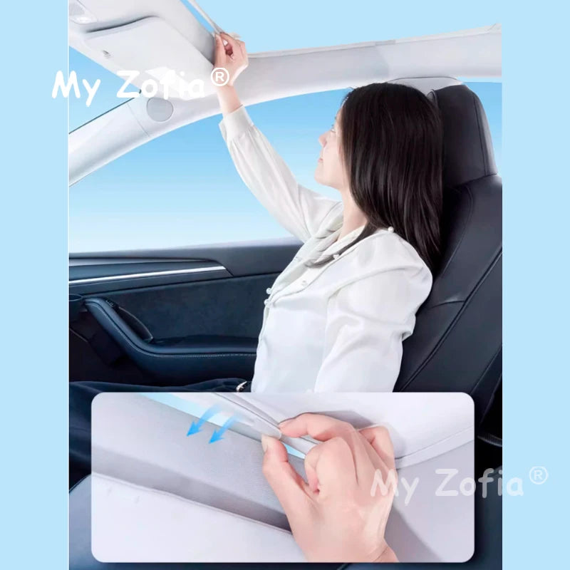For AVATR 06 2025 2026 Car Ice Crystal Sunroof Sunshade Skylight Roof Heat Insulation Shading Interior Auto Accessories Vue