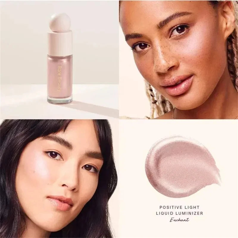 Fashion Cosmetics Brand Rare Beauty Silky Skin Melting Liquid Blusher Delicate Contour Natural Highlight Original Girl Makeup Vue Enchant
