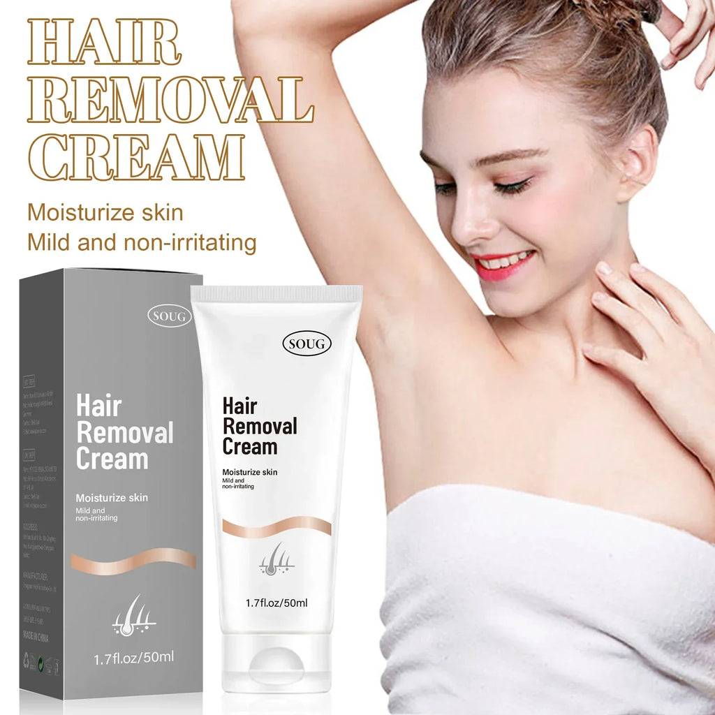 Painless Intimate Hair Removal Cream Gentle Formula For Sensitive Skin Permanent Growth Inhibitor For Men Women Body Care Vue