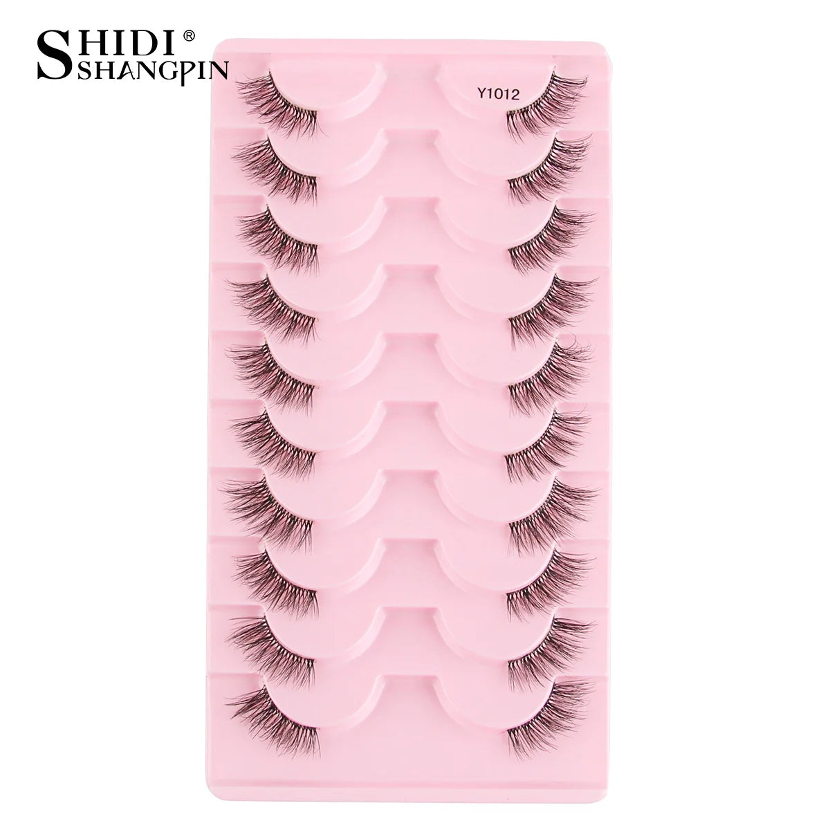 New Lashes False Eyelashes 5/10 Pairs Half Lashes Fake Mink Lashes Makeup Cat Eye Eyelashes Faux Cils Natural Eyelash Extension Vue 10 Pairs Y1012