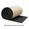 Self-Adhesive Acoustic Sound Insulation Panel | Car & Studio Acoustic Insulation Mat Vue 200x50x1cm