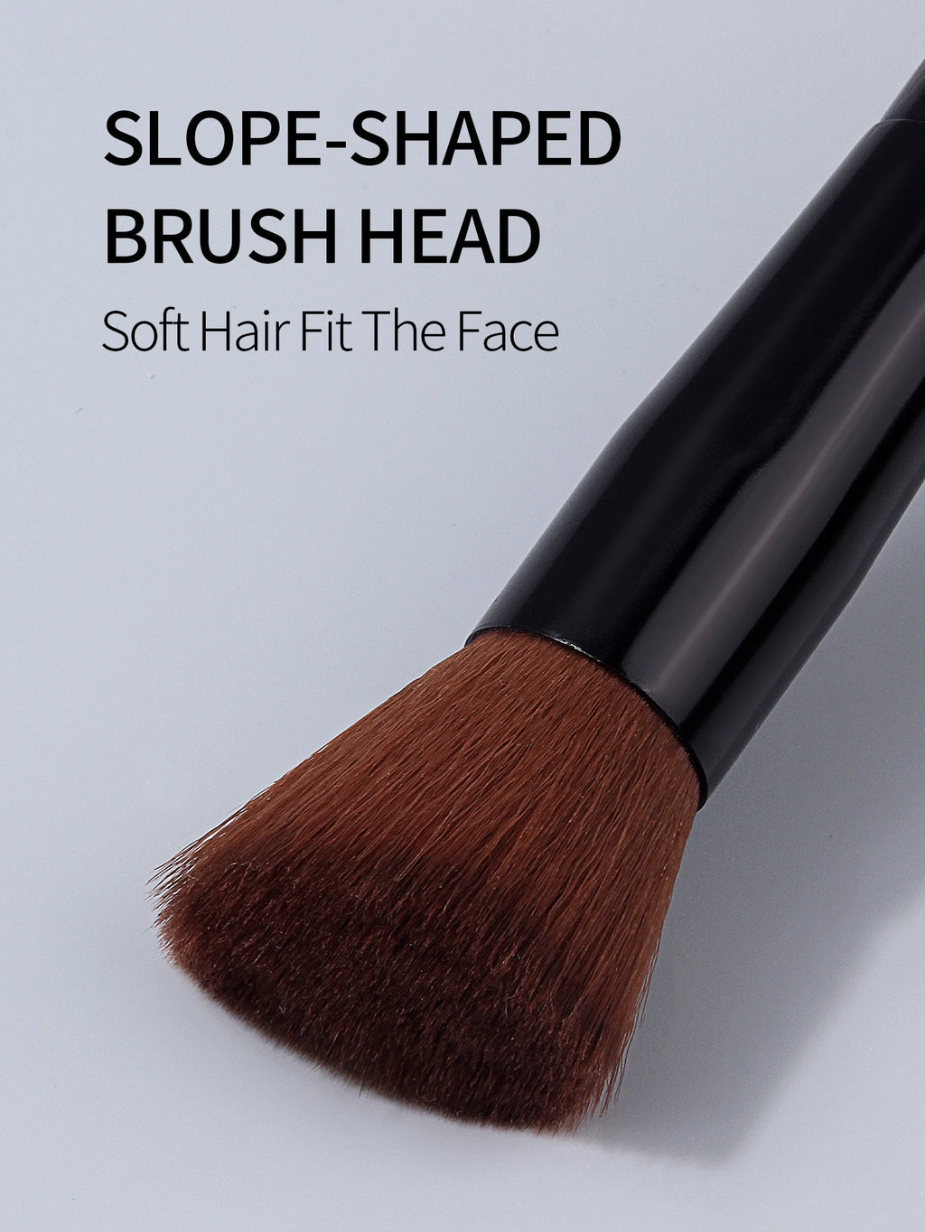 Multi‑Use Blush Brush & Powder Puff Set, Ultra‑Soft Synthetic Fiber, Perfect For Face Blush Loose Powder Contour Makeup Brush Vue
