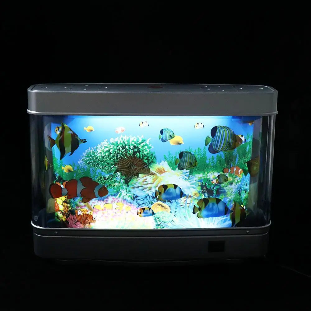 With Switch Simulation Ornamental Fish Lamp Waterproof Virtual Ocean Dynamic Artificial Fish Tank Lamp Cute Plastic Vue