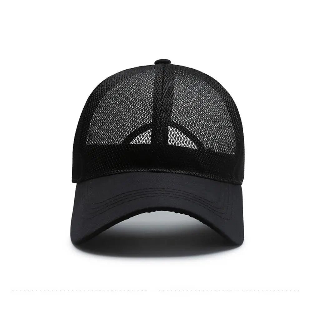 Full Mesh Trucker Baseball Cap Lightweight Quick Dry Breathable Hat