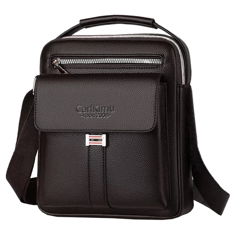 Men's Leather Crossbody Shoulder Bags Tote Fashion Business Man