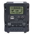 Dual USB Solar Controller ABS LCD Display PWM Charging Controllers Light Control 12V24V Solar Controller Vue 10A