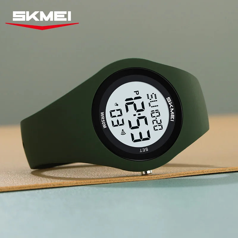 SKMEI 2618 Women's Digital Sports Watch – Waterproof LED Digital Sports Watch Vue