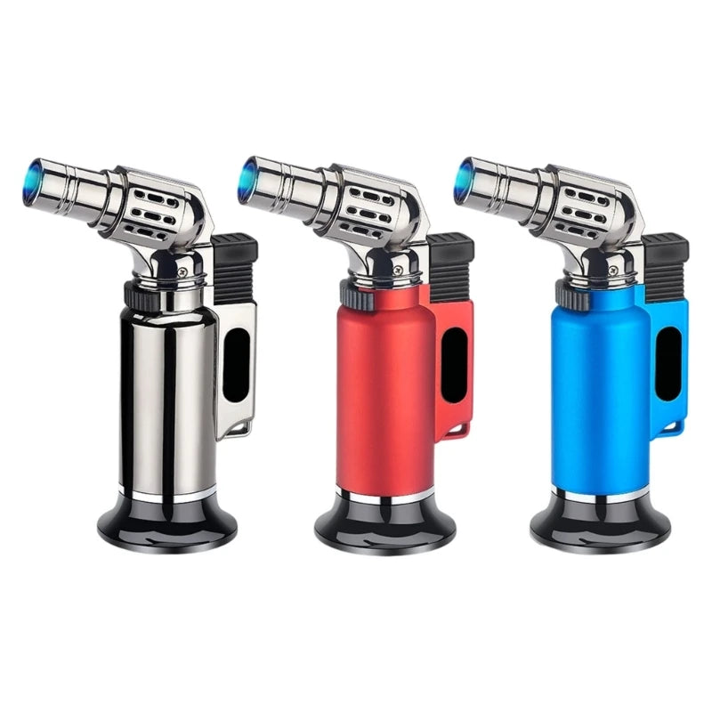OOTDTY Windproof Blue Flame Torch Lighter – 1300°C Jet Butane Torch Lighter Vue