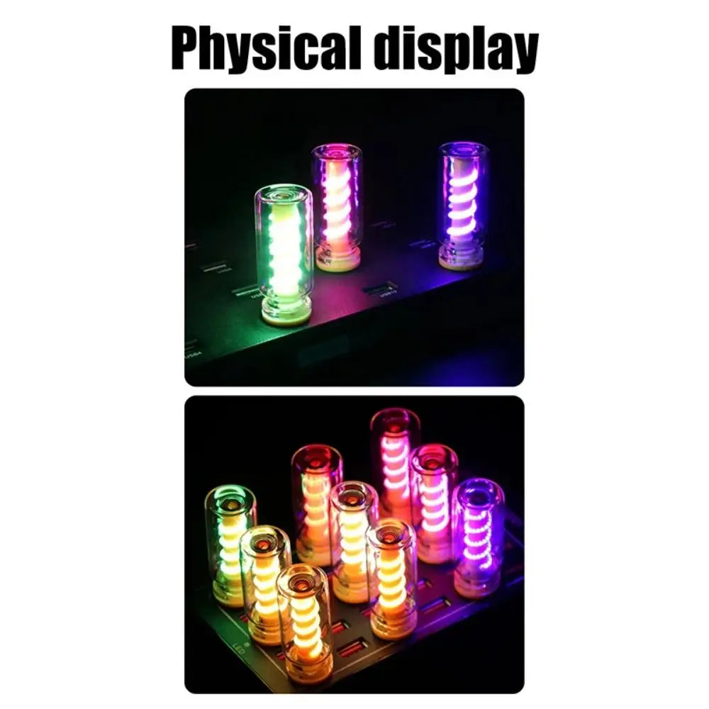 Touch Control USB Night Light Spiral Filament Dimming LED Atmosphere Lamp Portable Decorative Lighting Mini Nightlight Vue