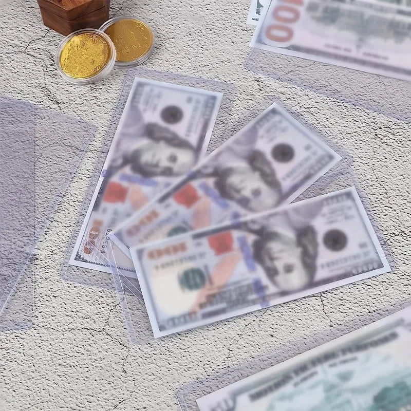 5/10pcs Commemorative Banknote Hard Plastic Sleeve Grading Hard Clip currency Protective Cover Paper money holder 173*75mm Vue