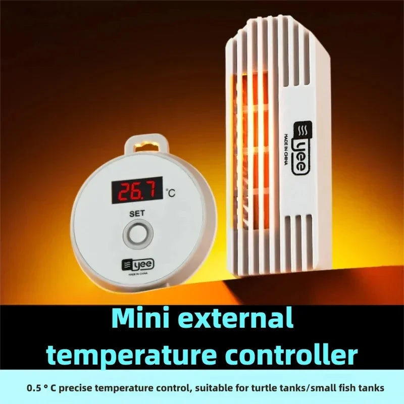 Aquarium Turtle Tank Heating Rod Automatic Constant Temperature Low Water Level Mini Digital Display Heating Fish Tank Heater Vue