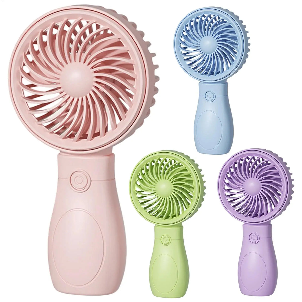 3 Speed Mini Handheld Fan, Ultra Low Noise Portable Desk Fan, Small Personal Cooler for Home Office School Travel Indoor Outdoor Vue